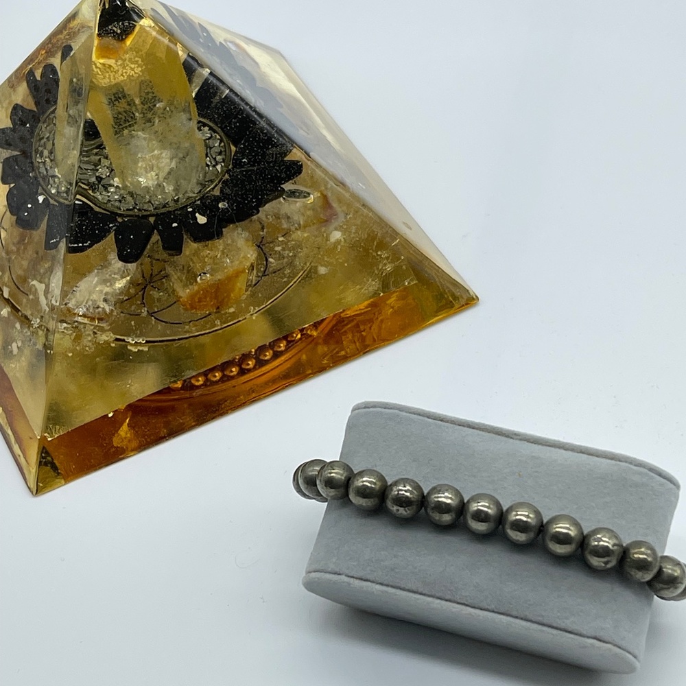 Hematite Beaded Bracelet